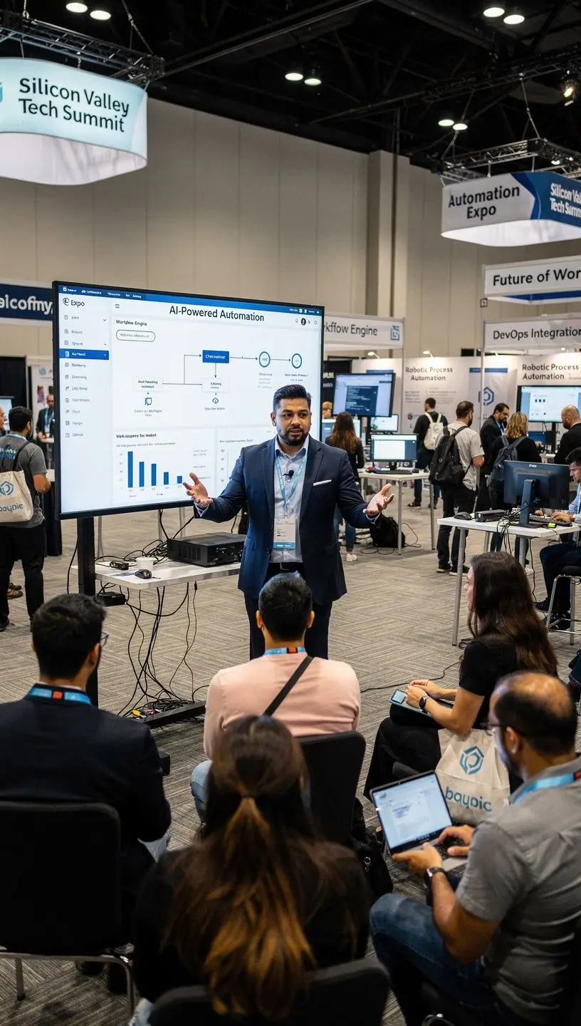 Screenshot of an automation tool interface showing task scheduling and performance metrics in use